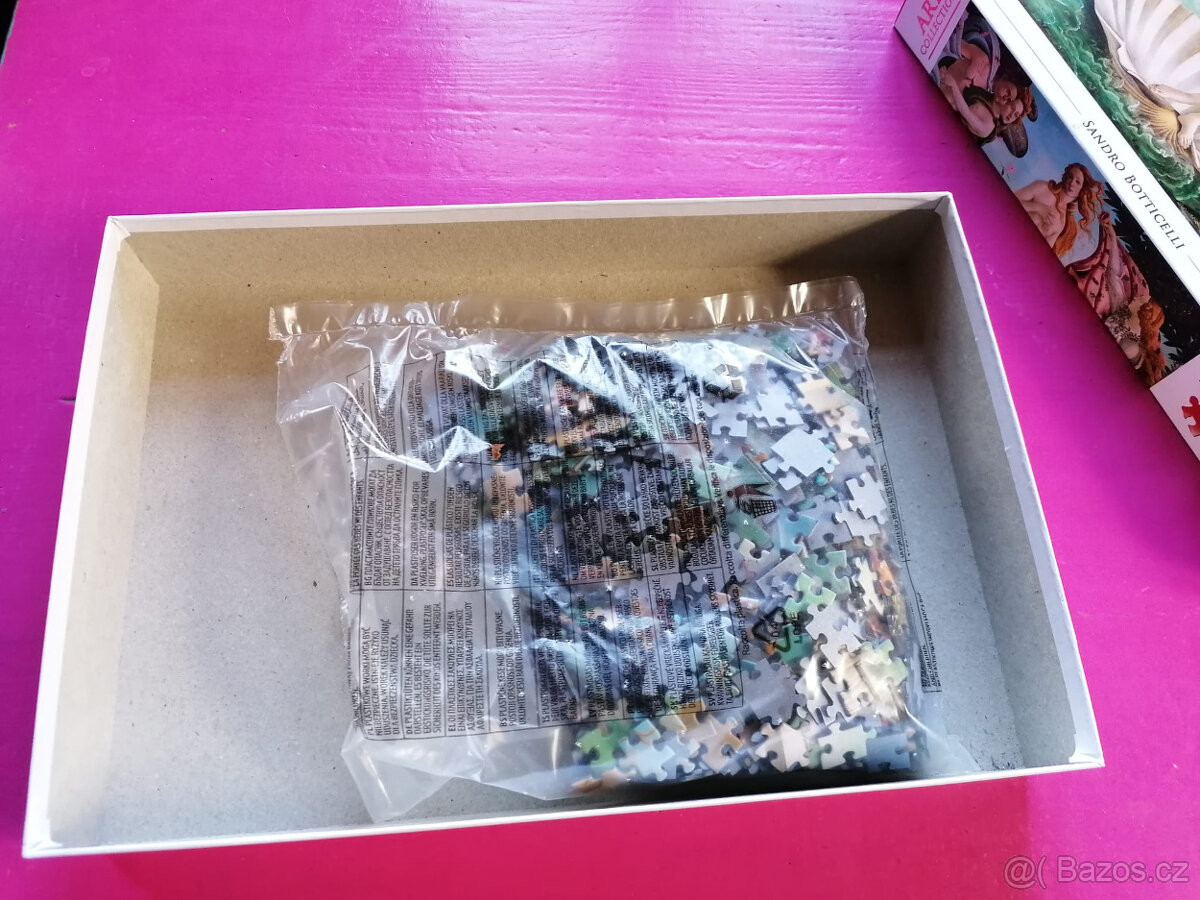 Puzzle Zrození Venuše (Botticelli) 1000ks - 3