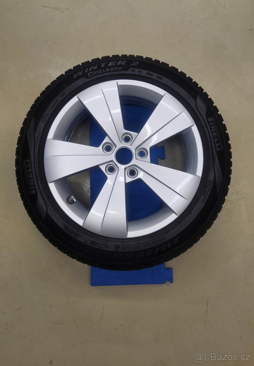Zimní alu kola s TPMS senzory tlaku ŠKODA TRITON 215/55 R17 - 3