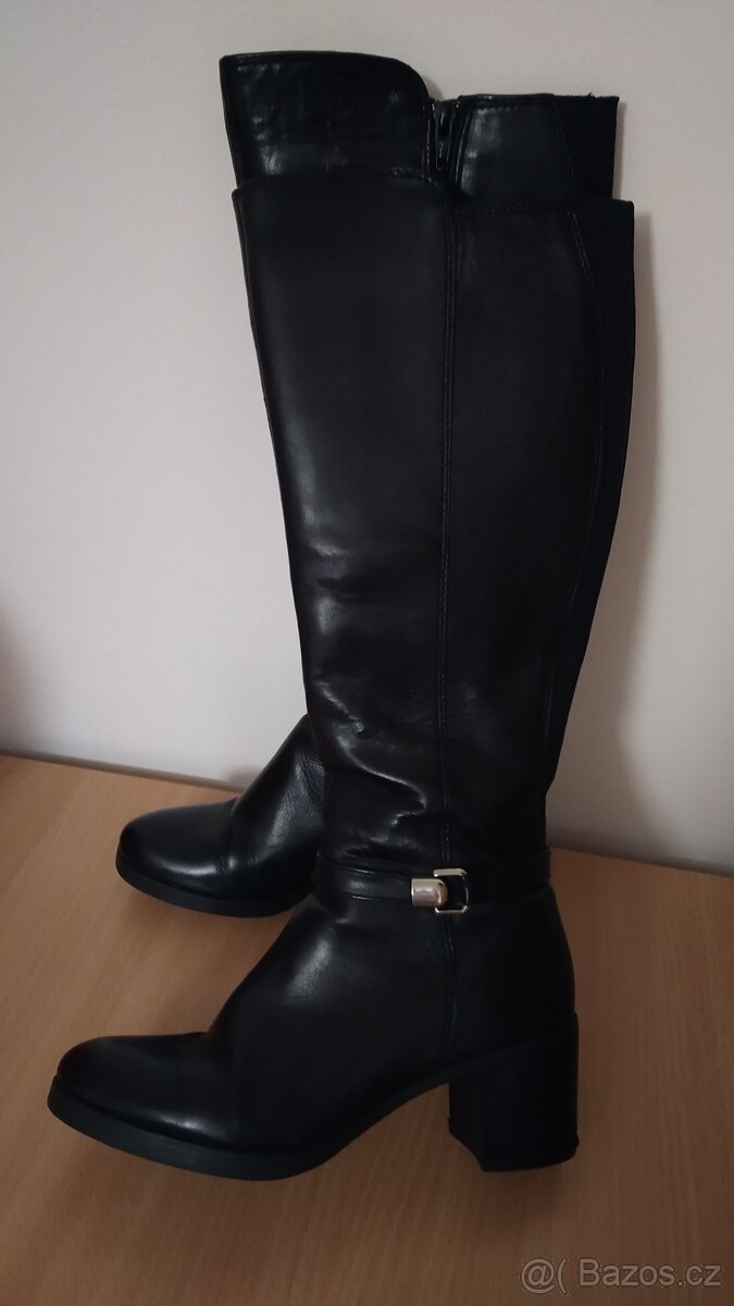 Kožené kozačky Baťa, vel.36 - 3