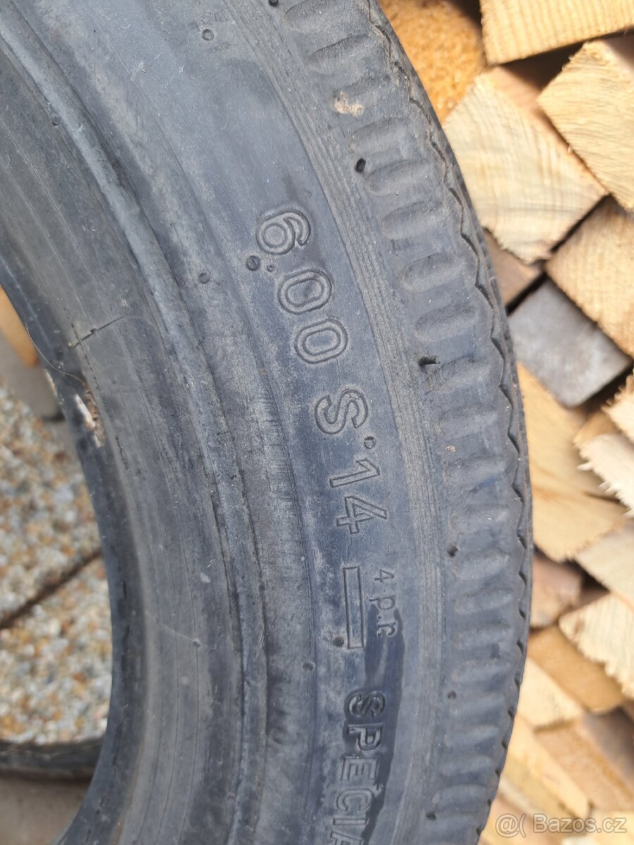 Diagonální pneu 6x14 na veterána - 3