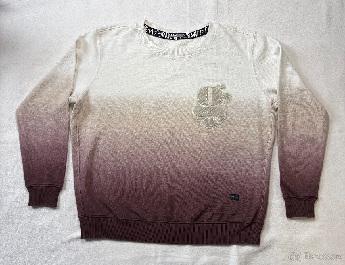 Mikina G-STAR Raw | Ombre gradient efekt | vel. S - 3