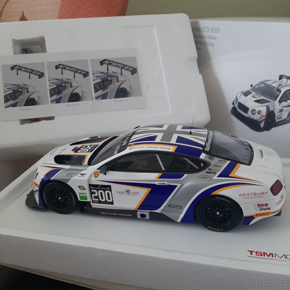 1:18 Bentley gt3 ,Porsche 935 Tsm - 3