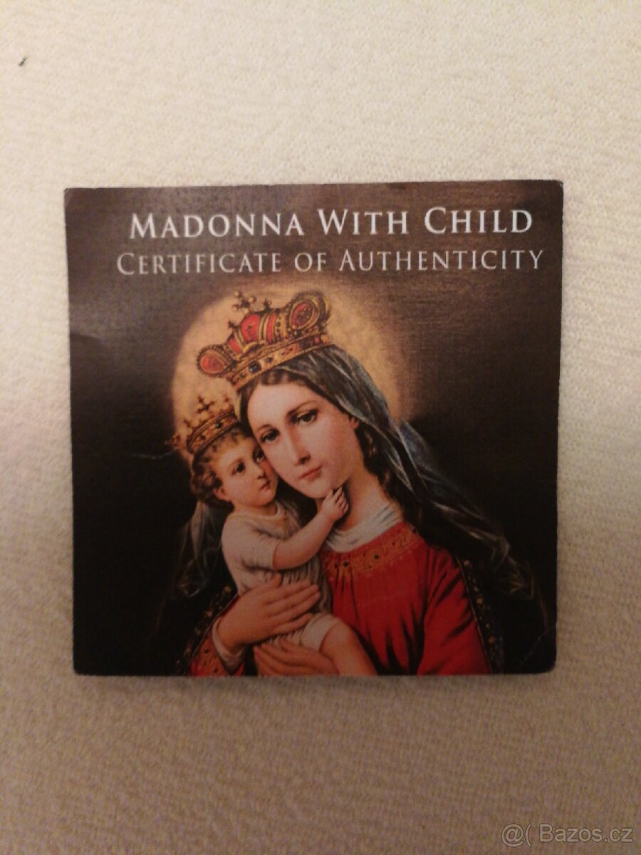Pamětná medaile Madona s dítětem - 3