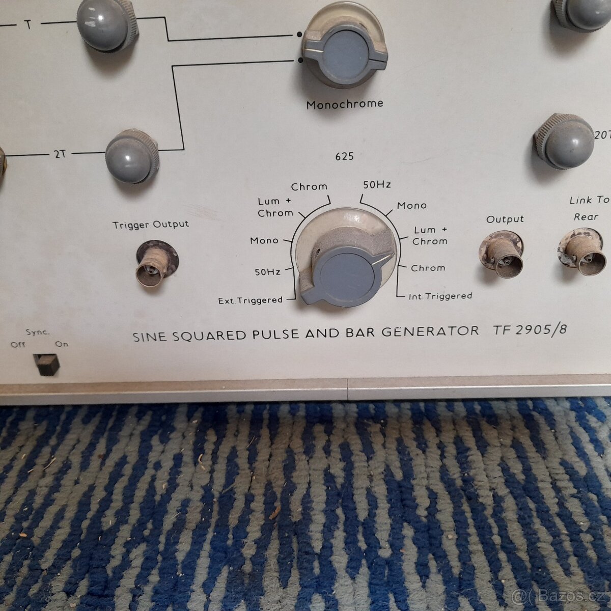 Marconi Systems, sinusový čtvercový/ tyčový generátor - 3