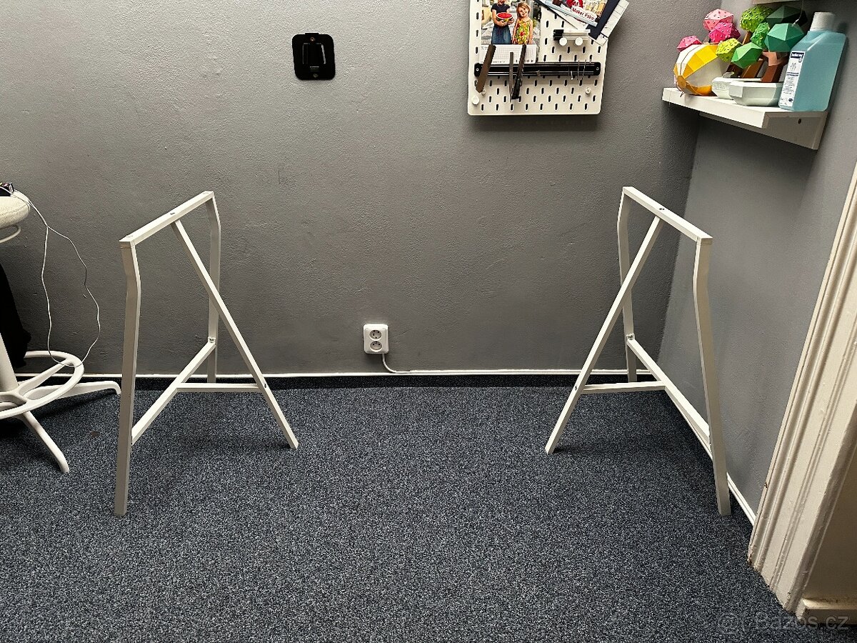 Podnoží Ikea Lerberg - pár - bílé - 3