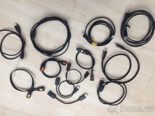 PRODÁM kabely HDMI, USB, optika, digitální, cinch - 3
