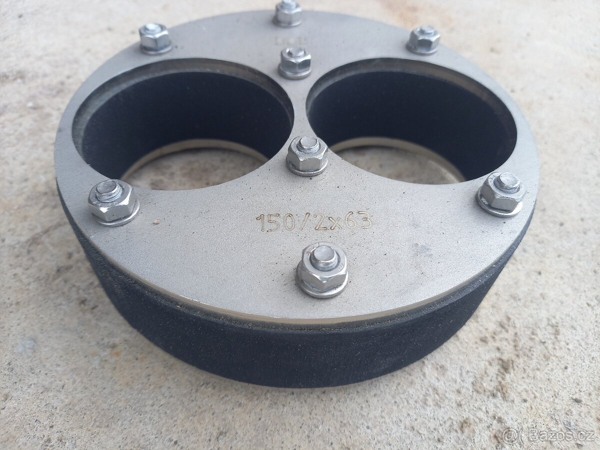 Gerotop nedělená těsnící vložka 150/2x63 mm - 3