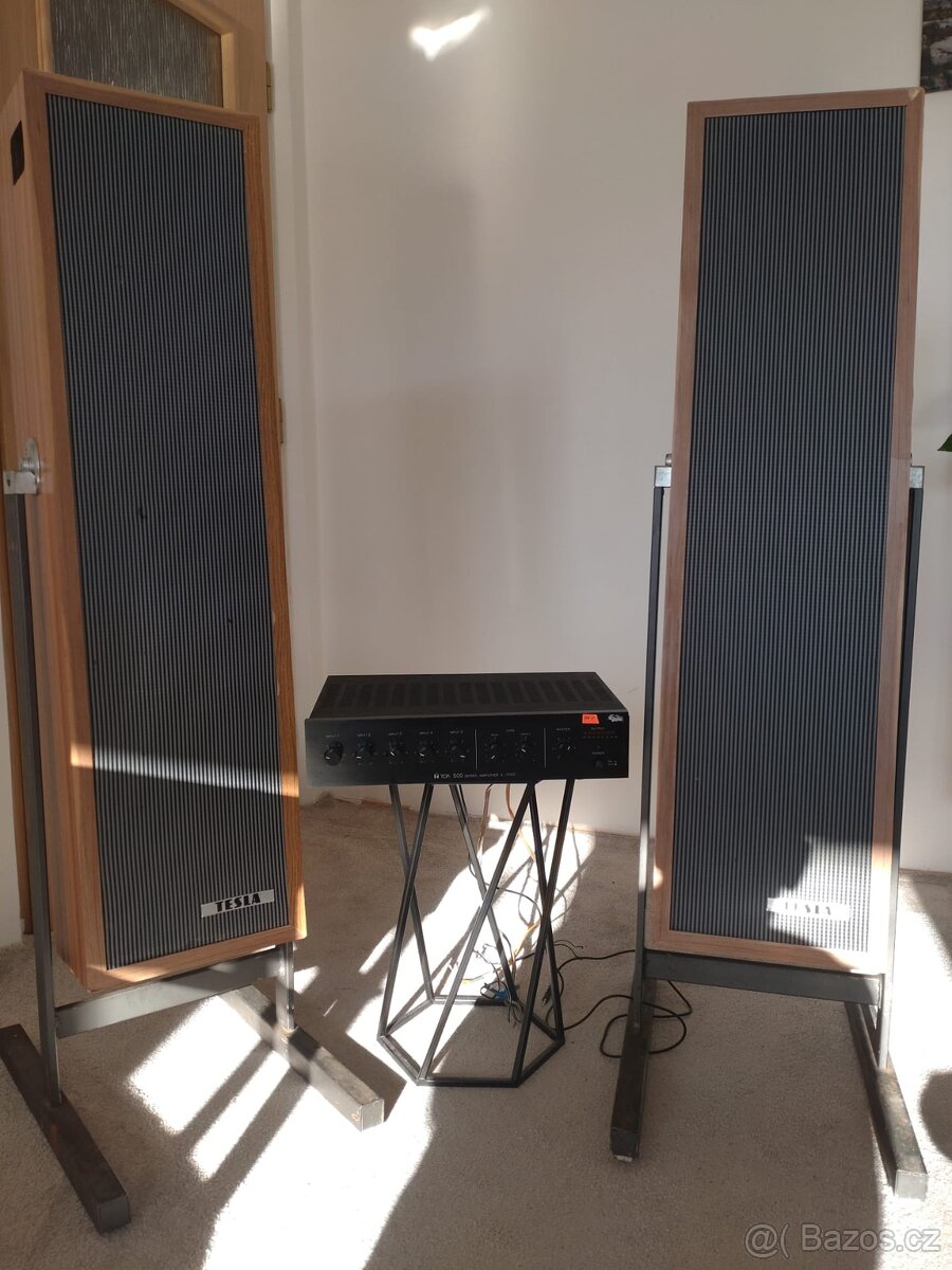 Reproduktory Tesla + Zesilovac 100V - 3