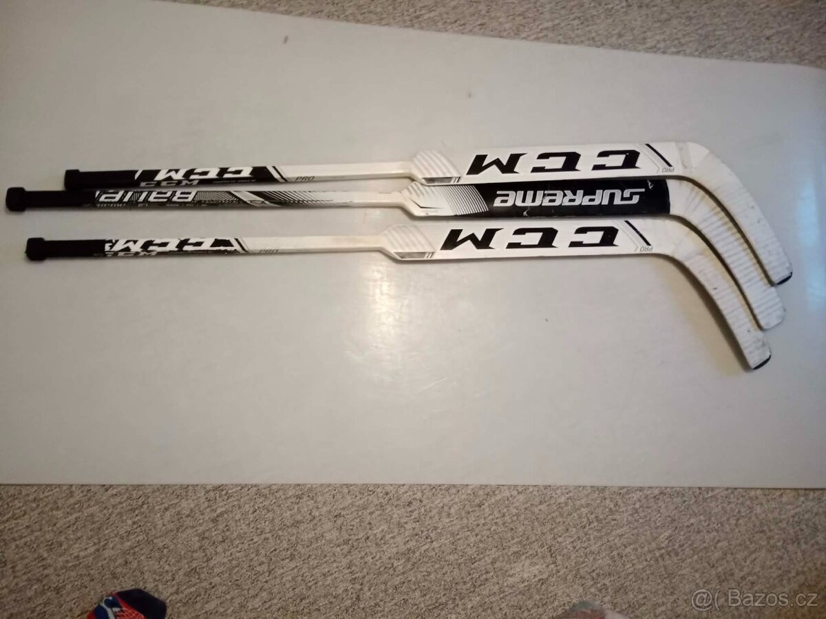 Brankařské použité hokejky CCM Sr - 3