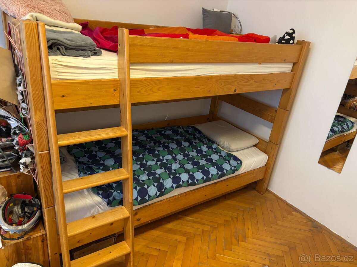 Postel Gazel Sendy 90 (2x) a spojovací díl - 3