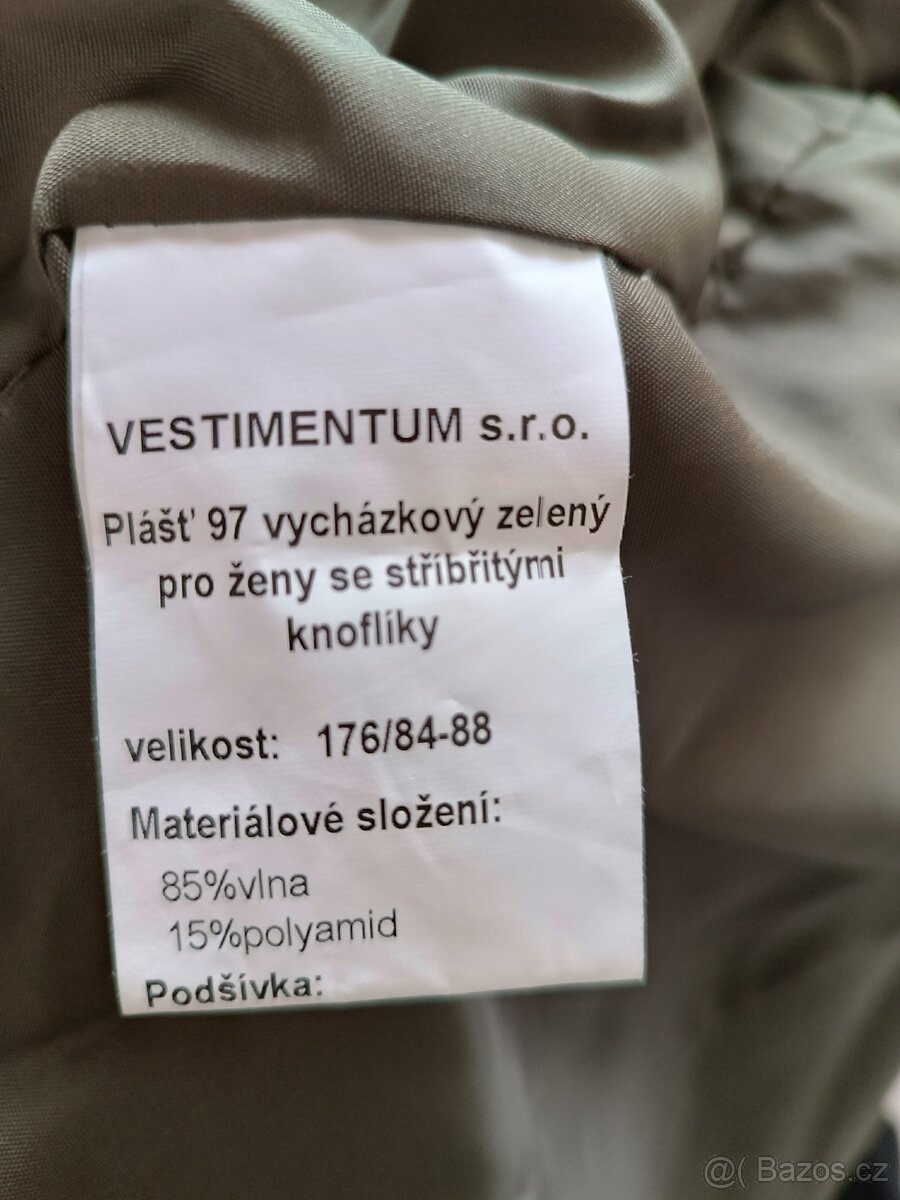 Vojenský kabát dámský vzor 97 - 3
