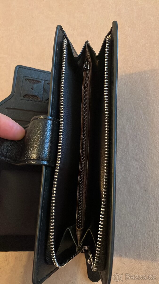 PÁNSKÁ PENĚŽENKA DLOUHÁ MOSES ČERNÁ BAELLERRY - 3