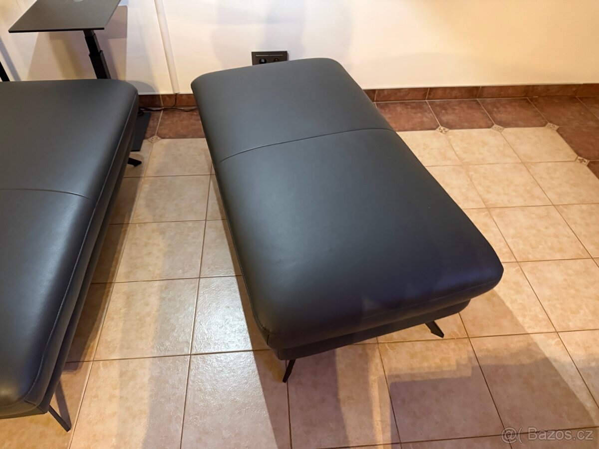 Prodám sedací soupravu a taburet Dieter Knoll - 3