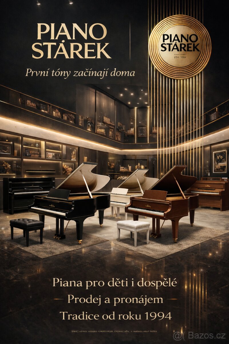 Prémiové pianino RIPPEN k zapůjčení. - 3