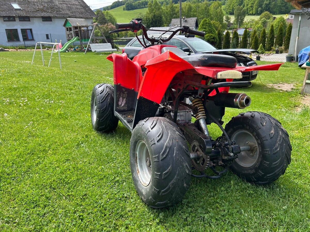 Dětská čtyřkolka, benzinová, 125ccm