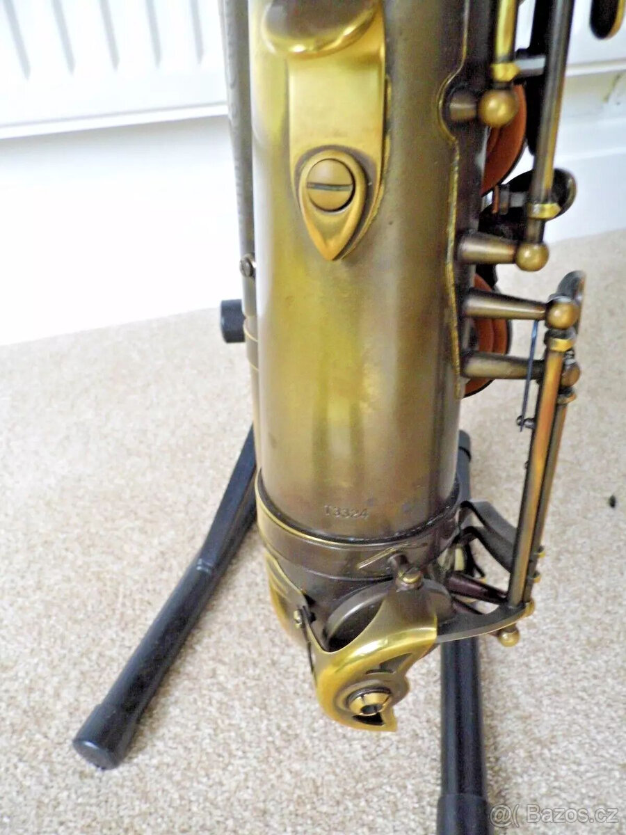 TREVOR JAMES RAW SIGNATURE CUSTOM BARE BRASS TENOR SAX & BAR - 3