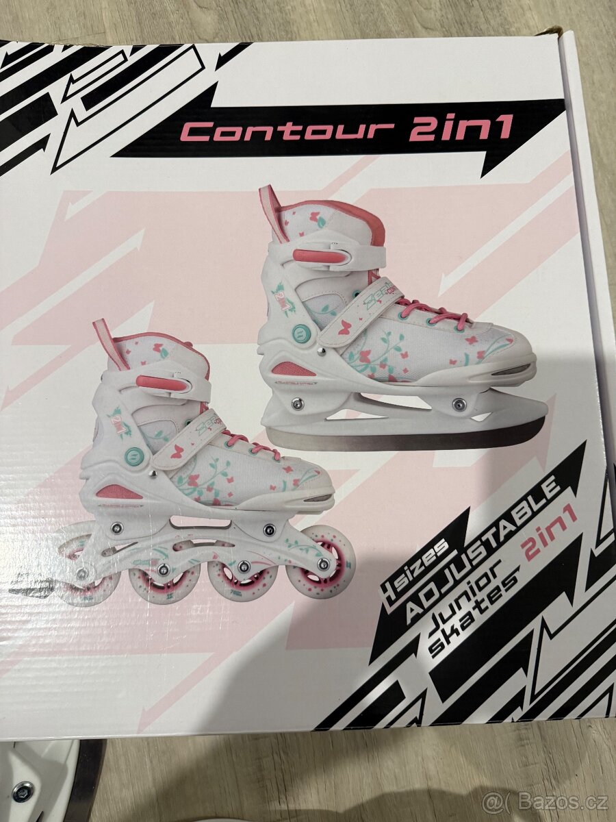 Dětské rostoucí brusle 2v1 - 3