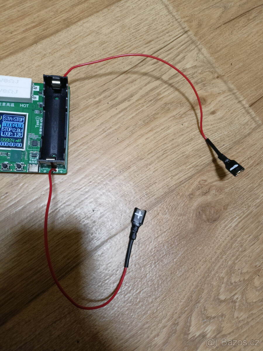 Tester kapacity baterie 18650 - 3