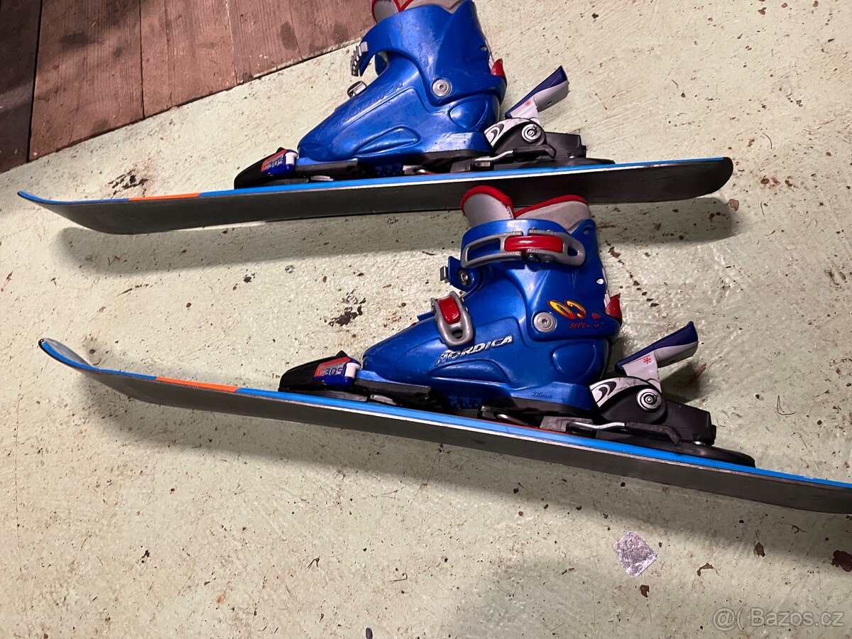 Dětské lyže + lyžáky - 3