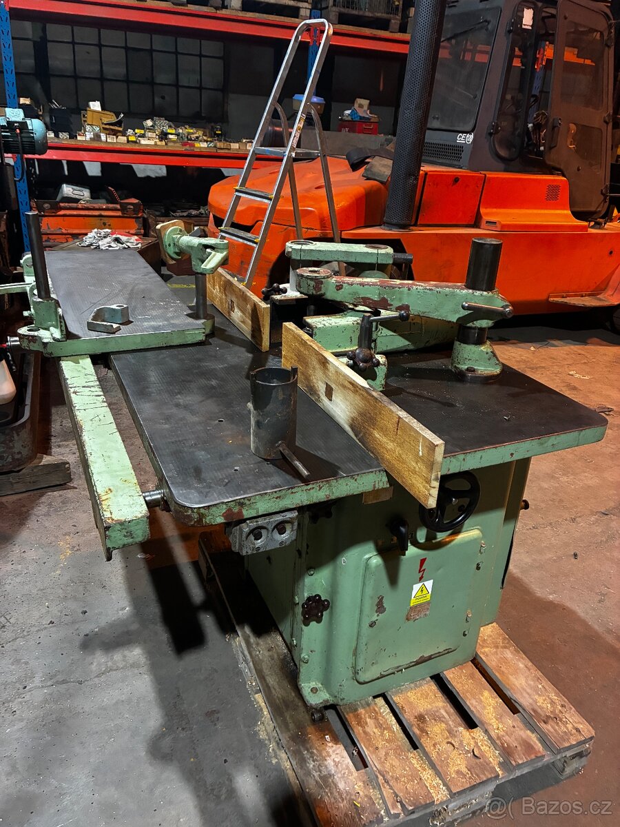 Spodní frézka Ligmet + čepovací vozík PLATÍ DO SMAZÁNÍ - 3