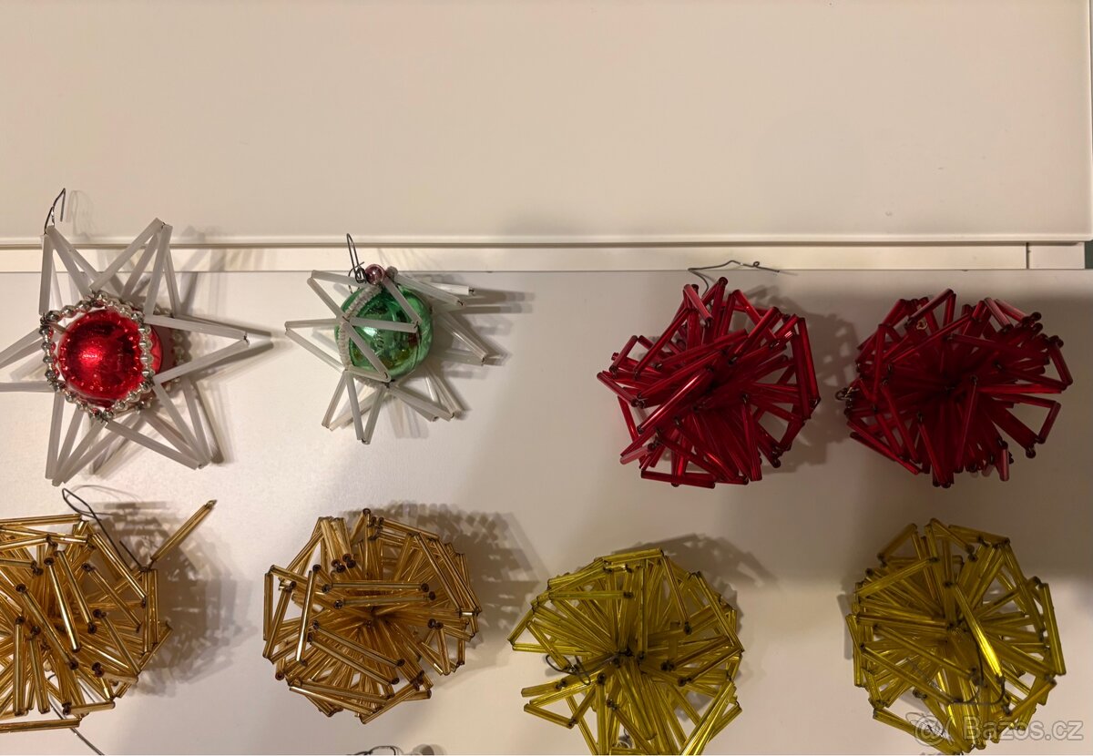 Korálkové vánoční ozdoby - 3