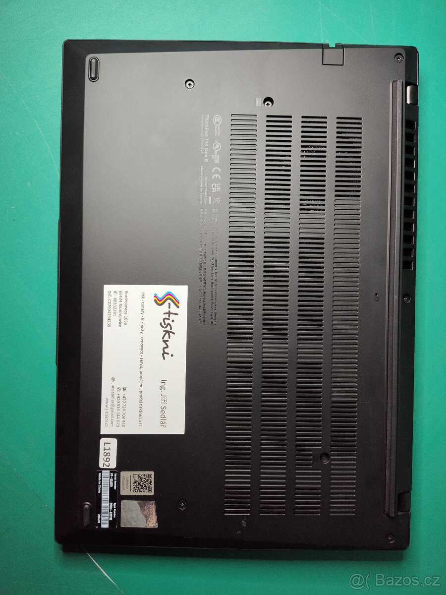 Lenovo ThinkPad t14 g5 c5-135U 32/512GB√FHD400nit√1r.zár√DPH - 3