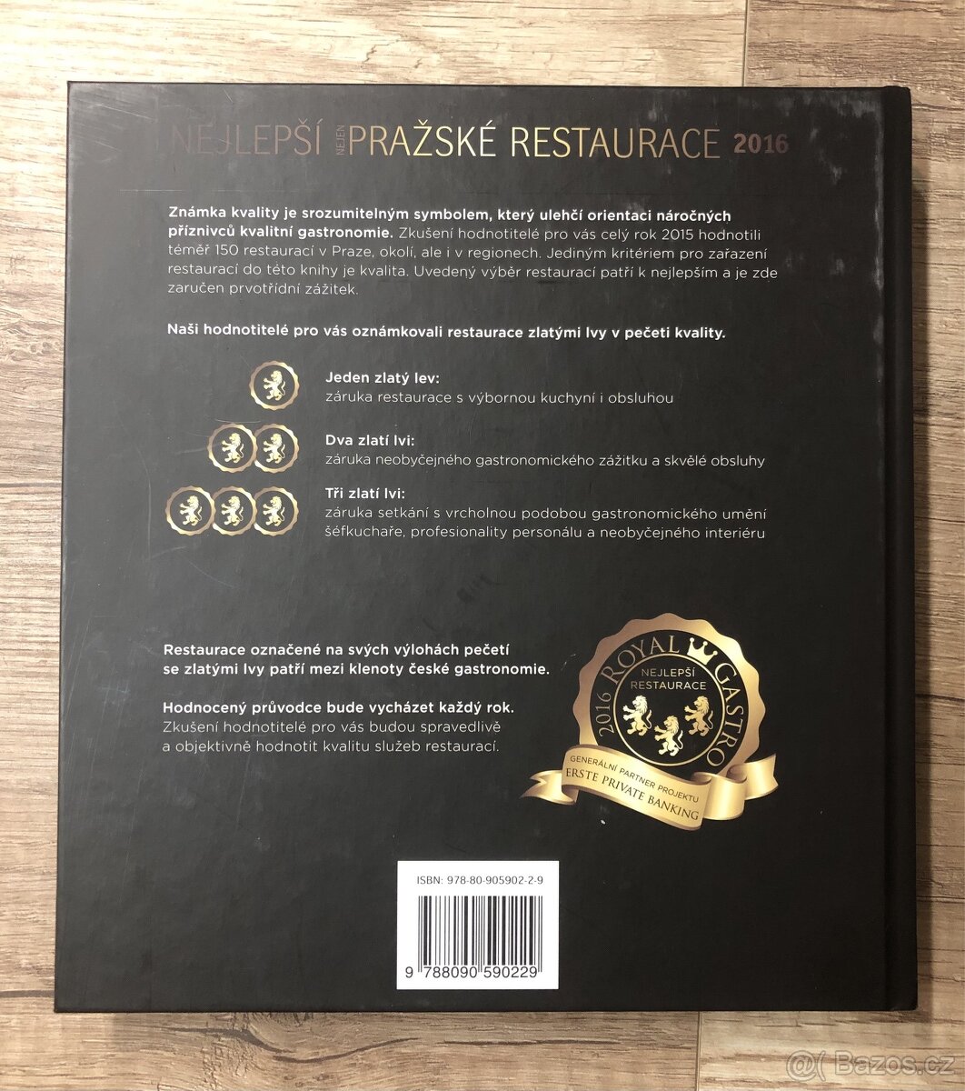kniha nejlepší pražské restaurace 2016 - 3