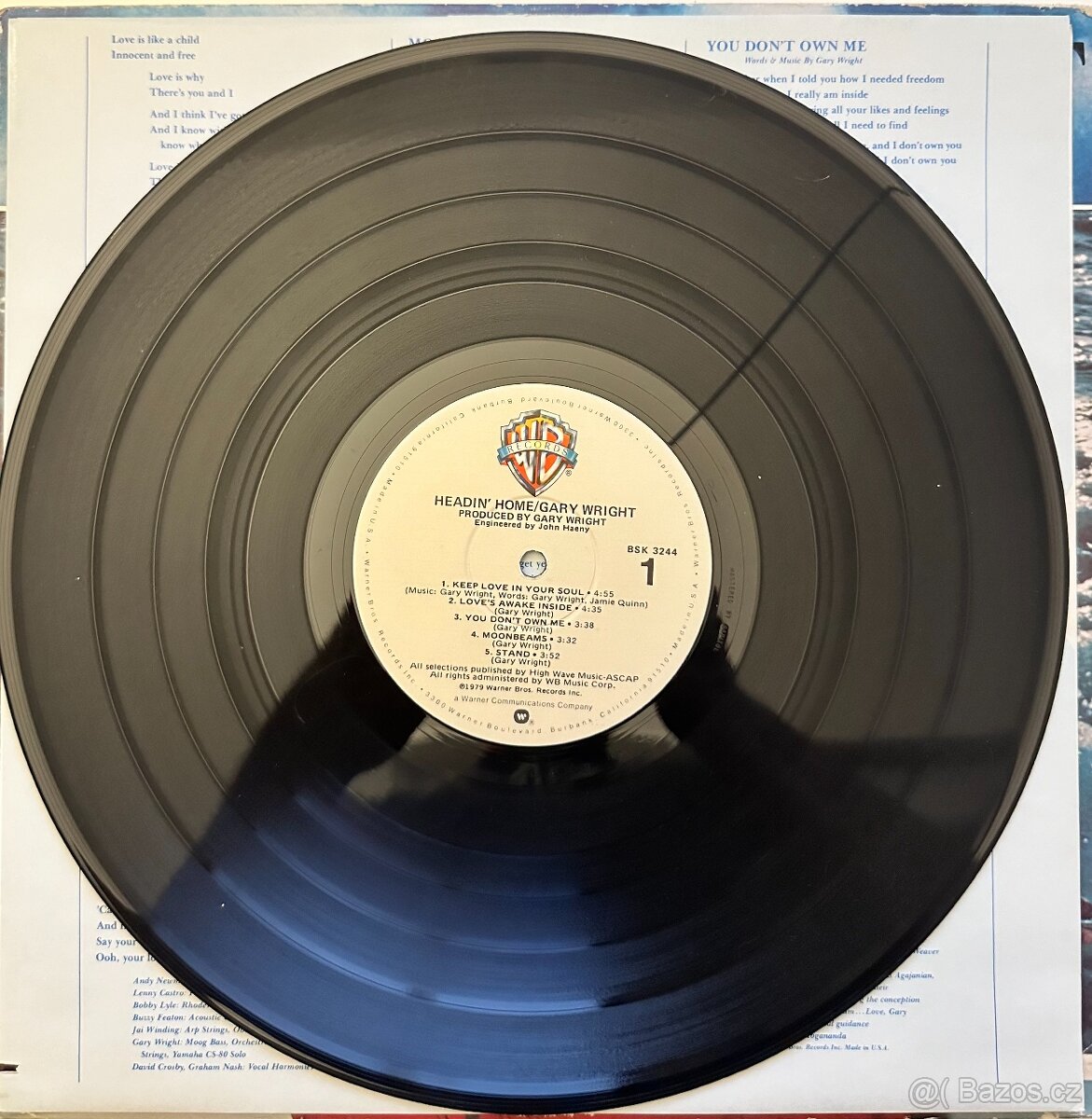 Gary Wright - Headin' Home (LP) - 3