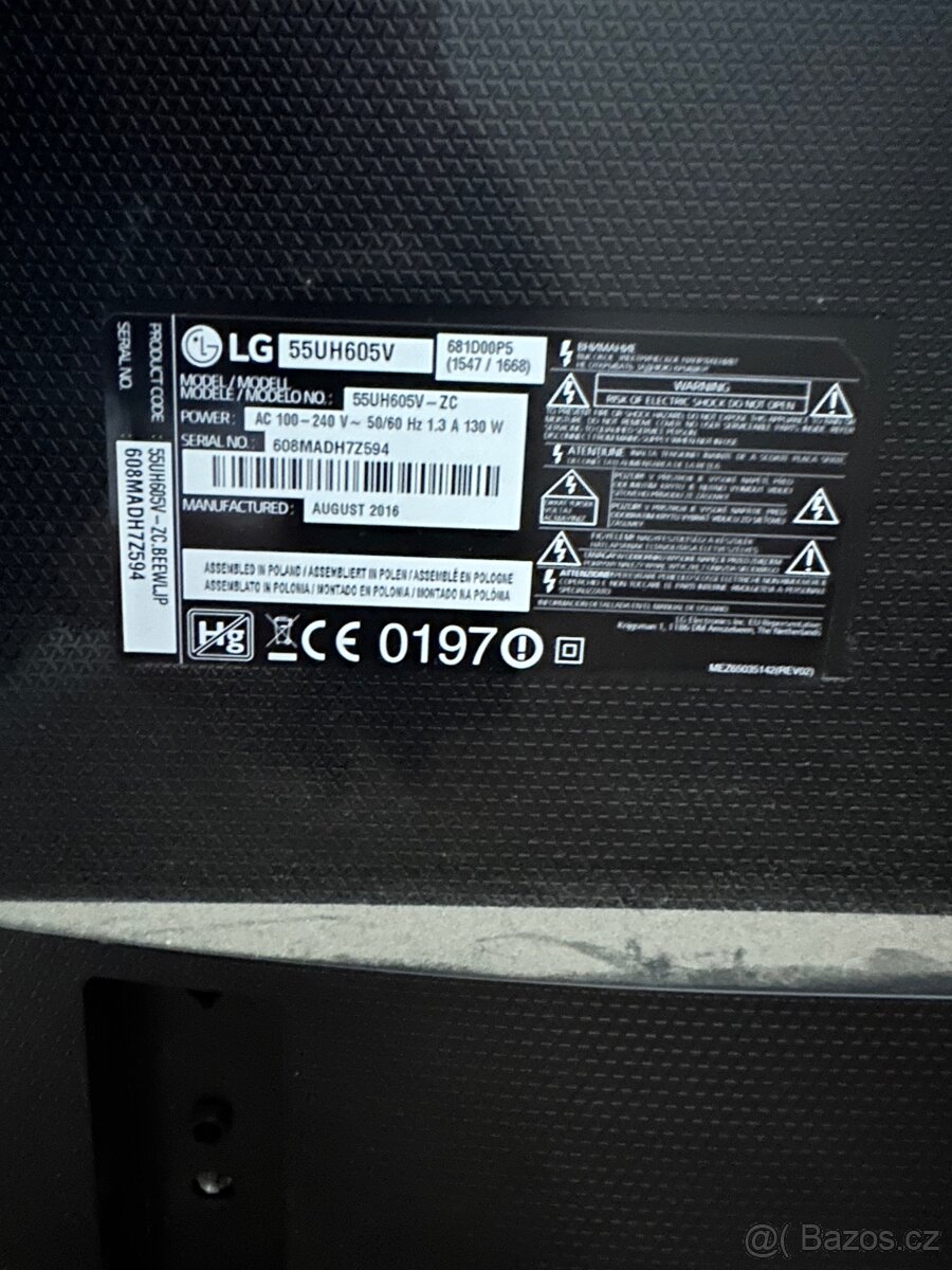 Televize LG 55” (140cm) - 3