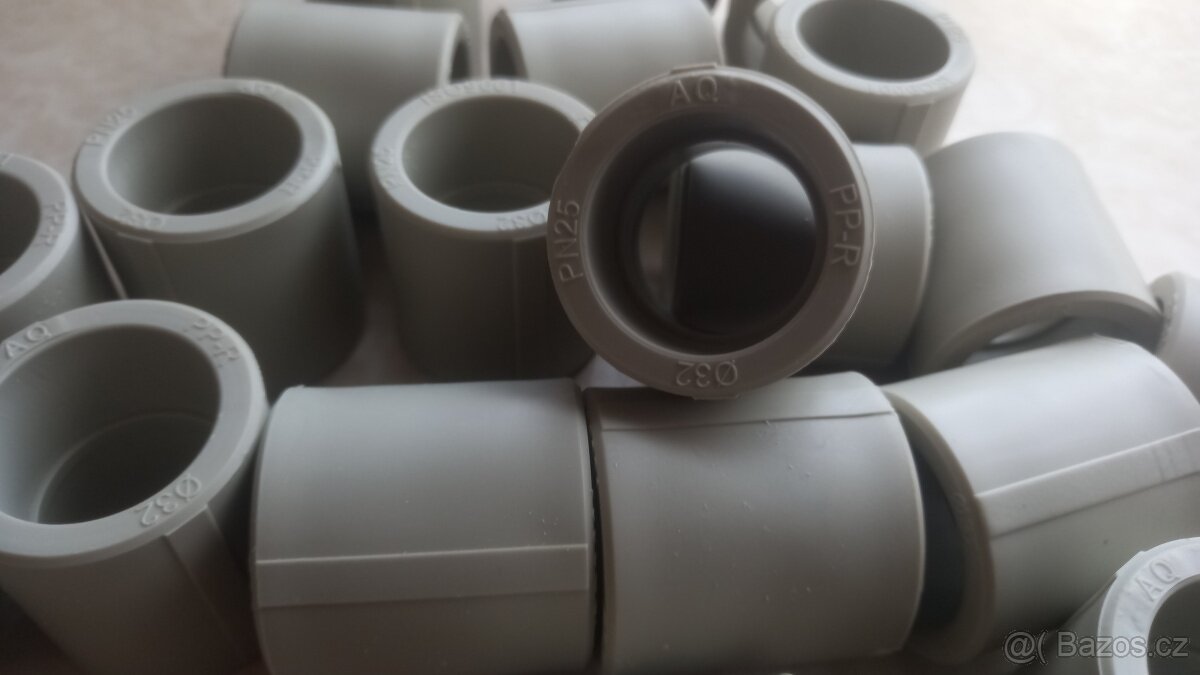 PPR nátrubek 32 x 32mm (Nové) - ČR výroba - 3