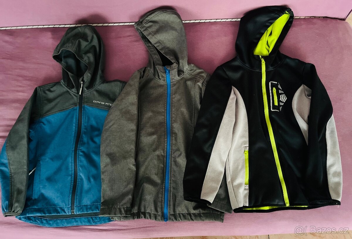 Softshell bunda a další 128-134 a Lego - 3