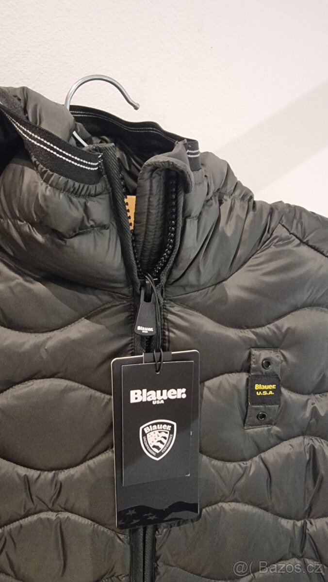 Blauer Wellenstep - dámská péřová bunda - 3