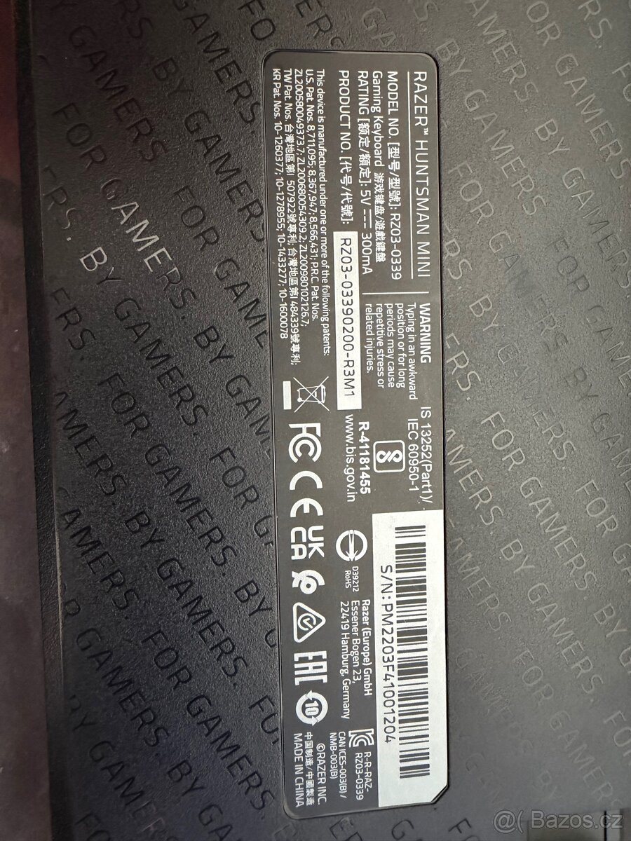 Herní klávesnice Razer Hunstman mini - 3