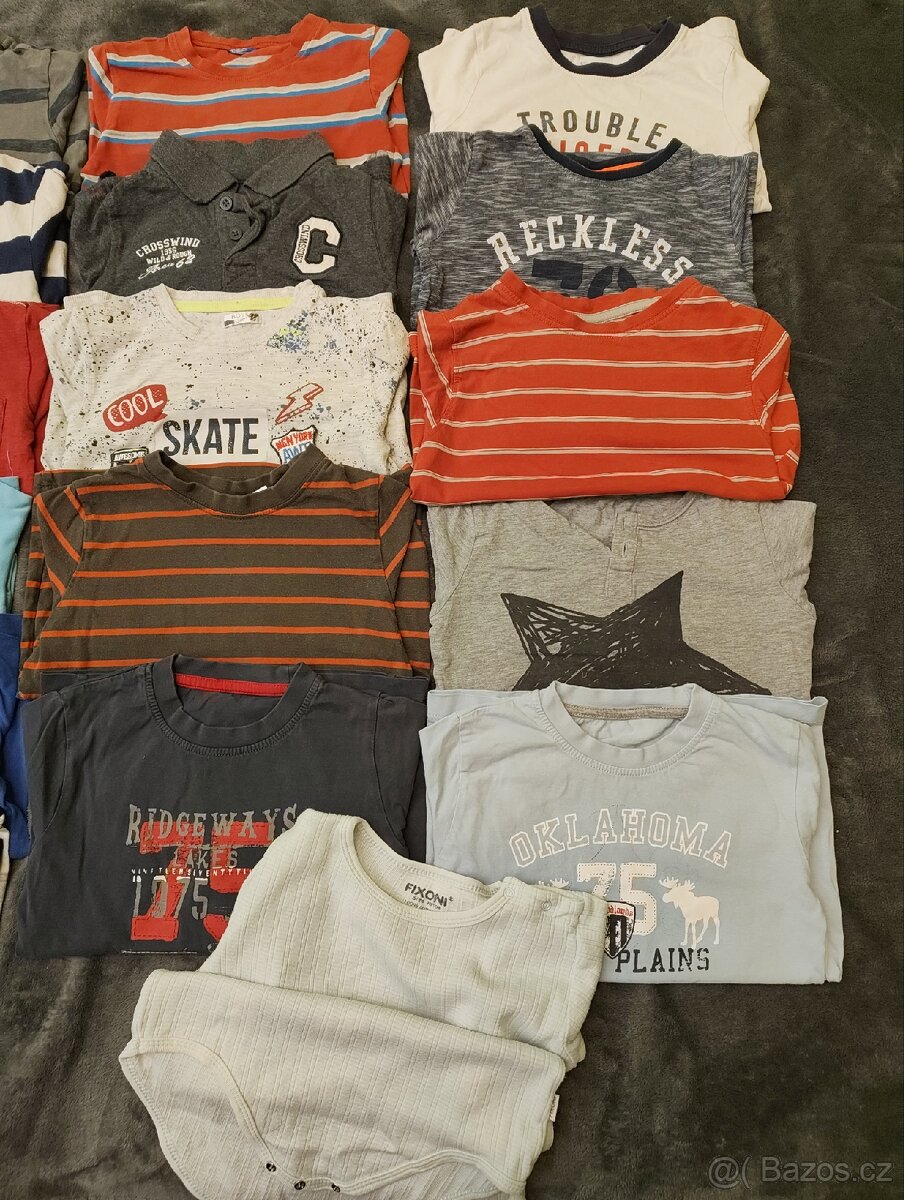 trika s dlouhým rukávem vel 98 - 3