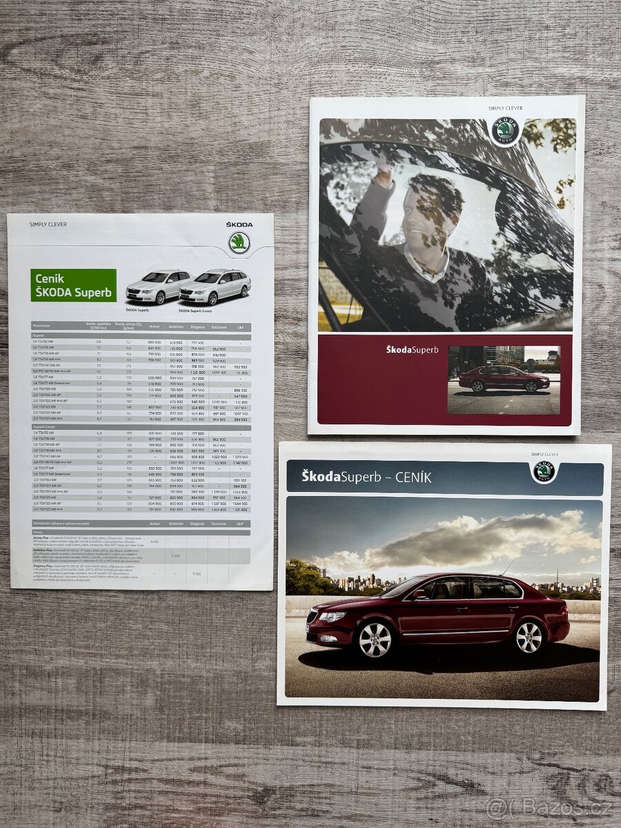Škoda Superb prospekty, Škoda katalogy - 3