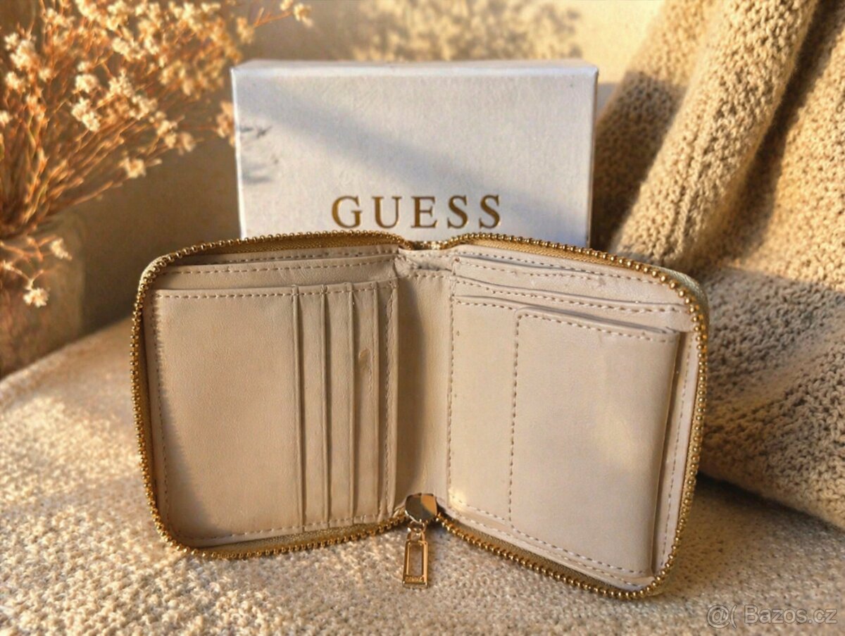 Guess peněženka – 11,5 × 10 cm, nová - 3