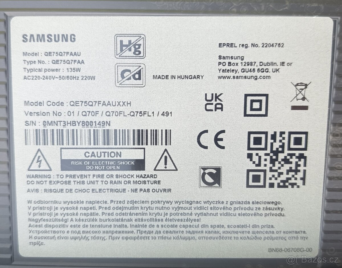 Mainboard Samsung BN41-03347A-000 - 3