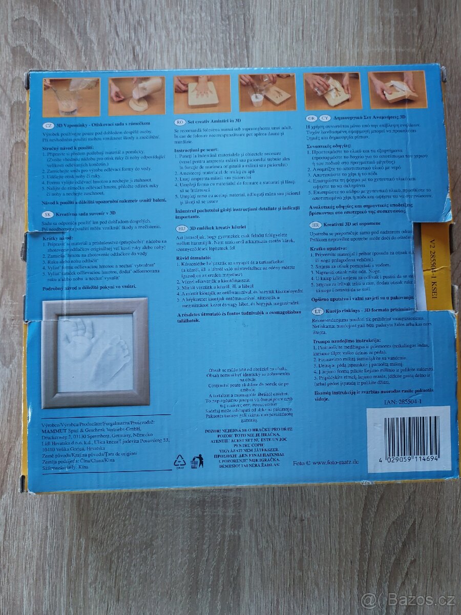 3D otisk ručičky a nožičky - 3