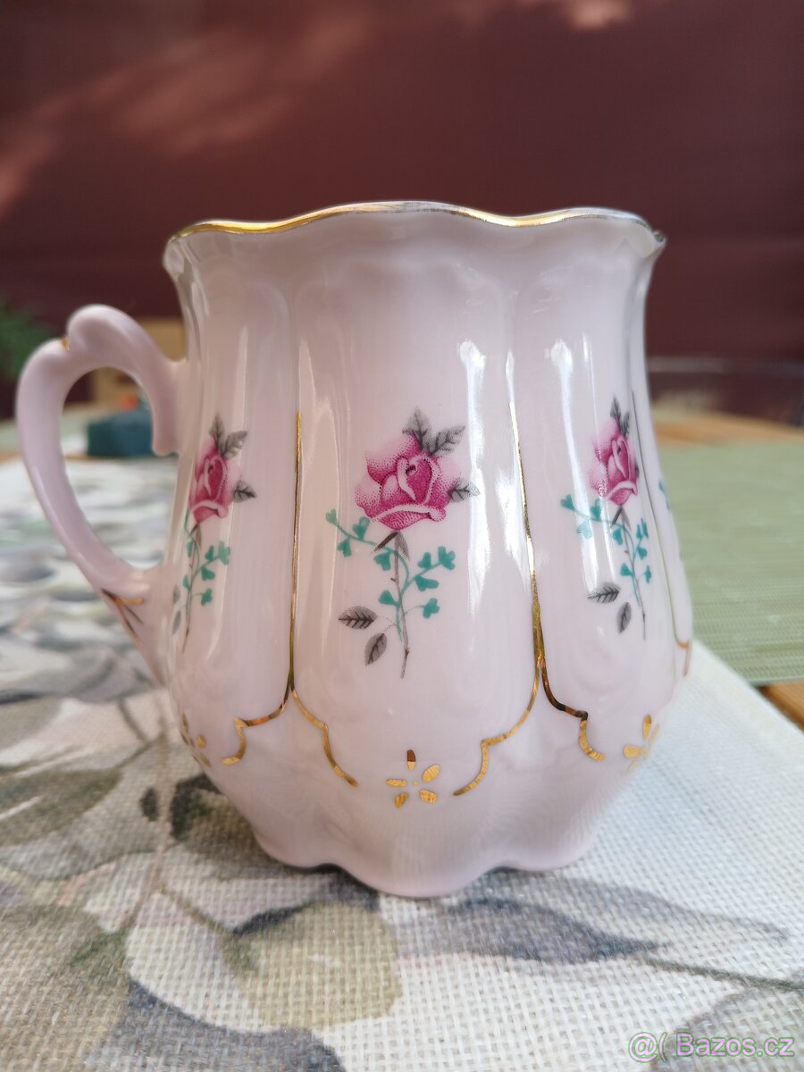 Růžový porcelán-hrnek H&C - 3