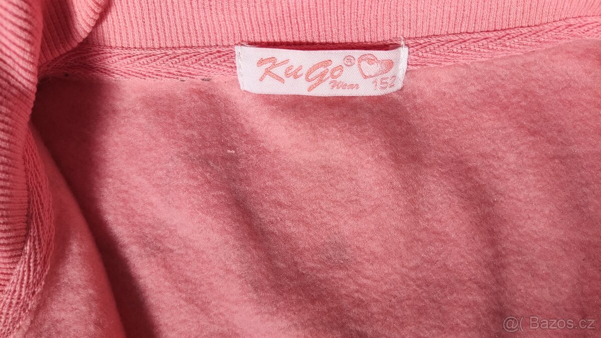 Dívčí mikiny 2x Kugo 152, 1x Wolf 146 - 3