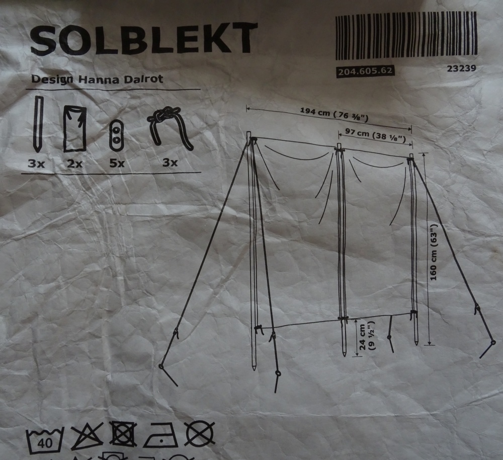 Zástěna IKEA Solblekt - náhradní díly - 3