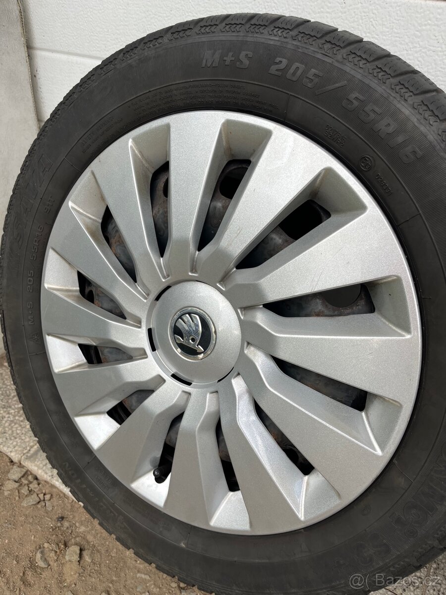 4x plechové disky 5x112 R16 - 3