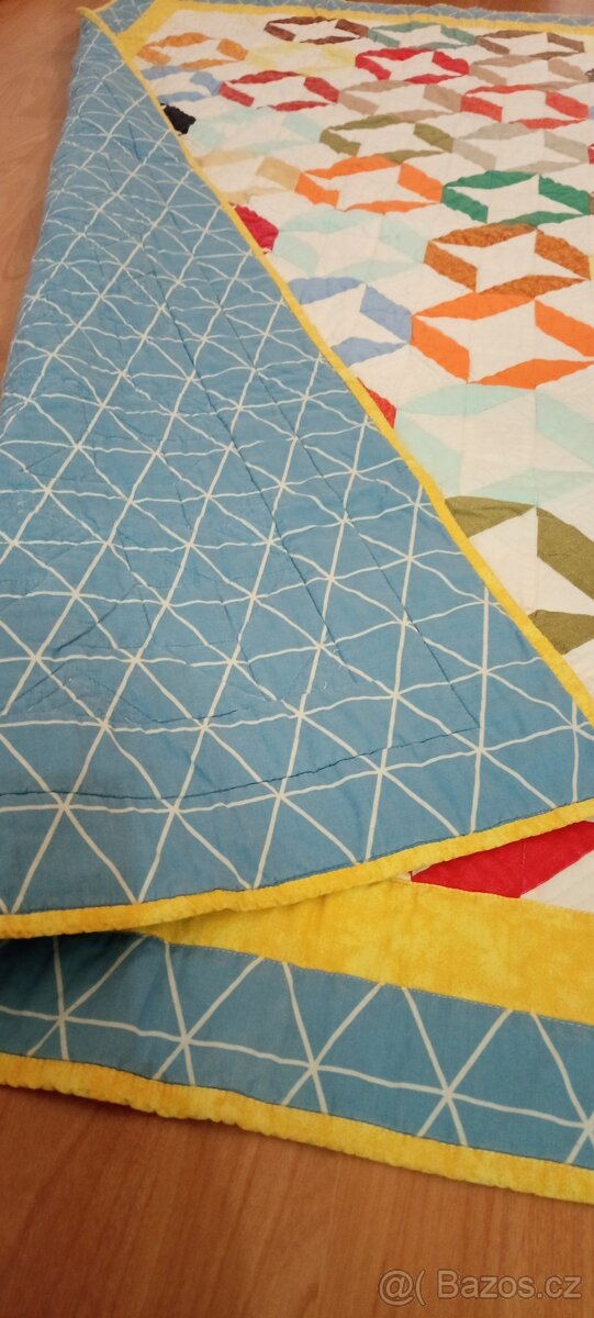 Barevná deka patchwork - 3