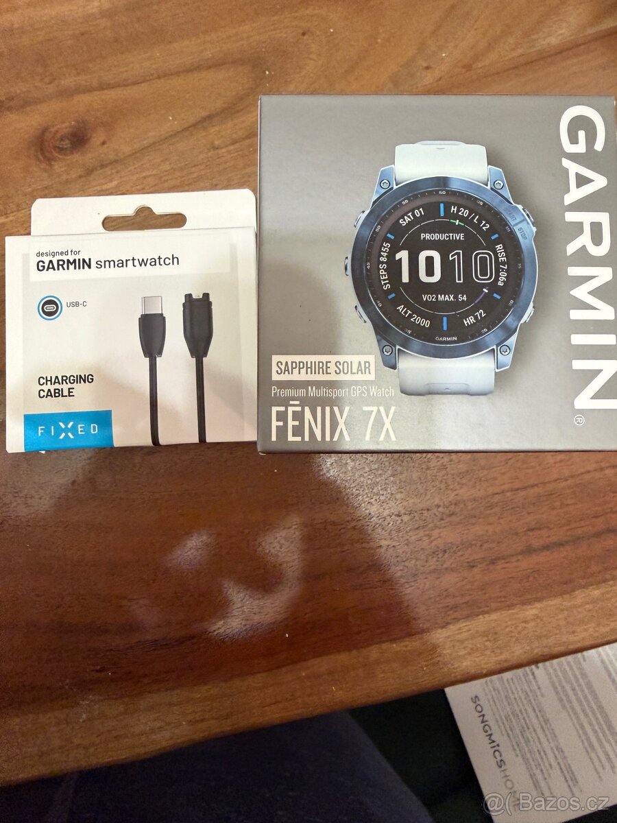Garmin Fenix 7X Sapphire Solar Blue Titanium - 3