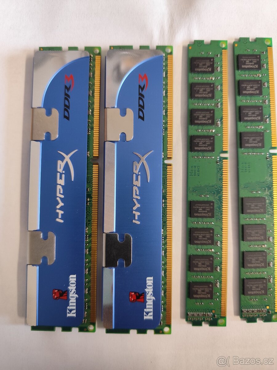 4 ks operační paměti DDR 3 - 4 GB = 16GB - 3
