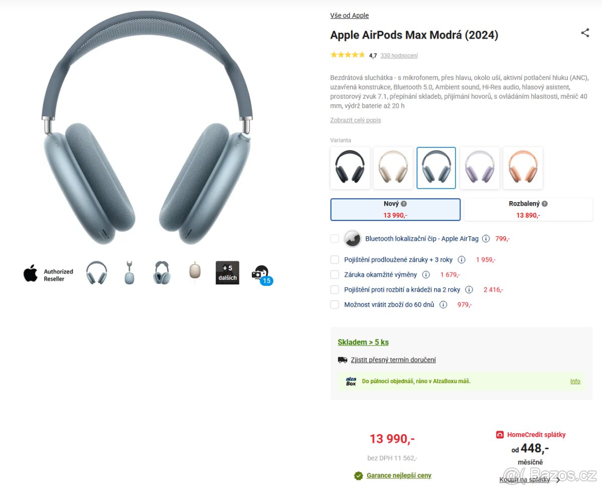 Apple AirPods Max 2 (2024) originální, úplně nové - 3