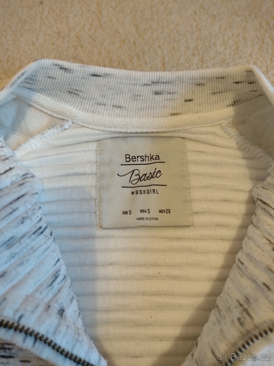 DÍVČÍ MIKINA, zn. BERSHKA - vel. S (asi 152-158) - 3