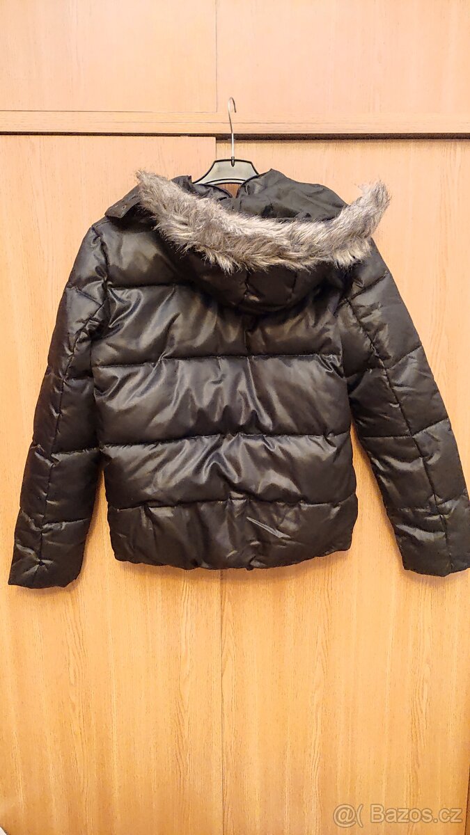 Černá péřová bunda - 3