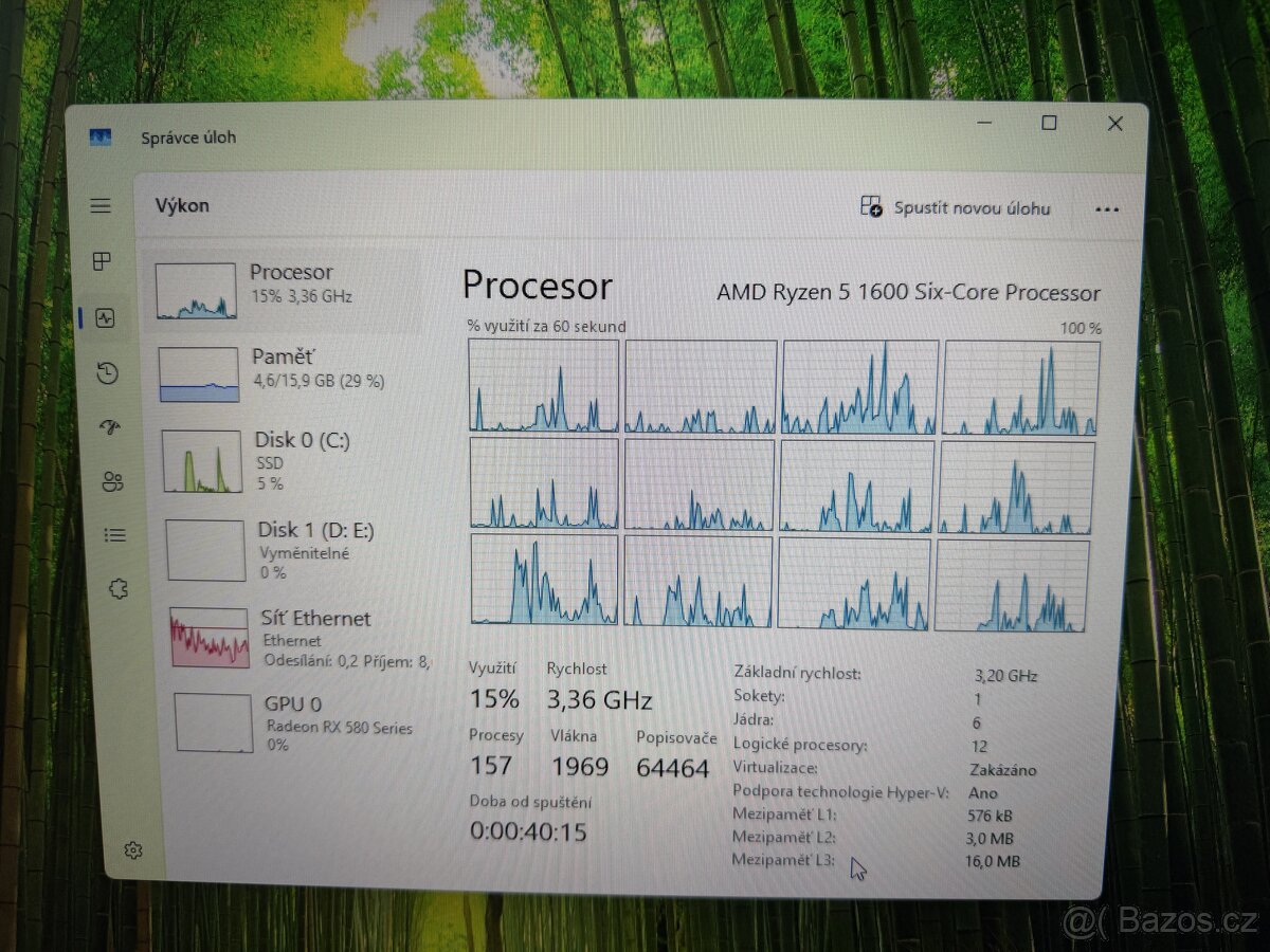 Herní PC | Ryzen 5 1600, RX 580, 16GB, 500GB SSD - 3