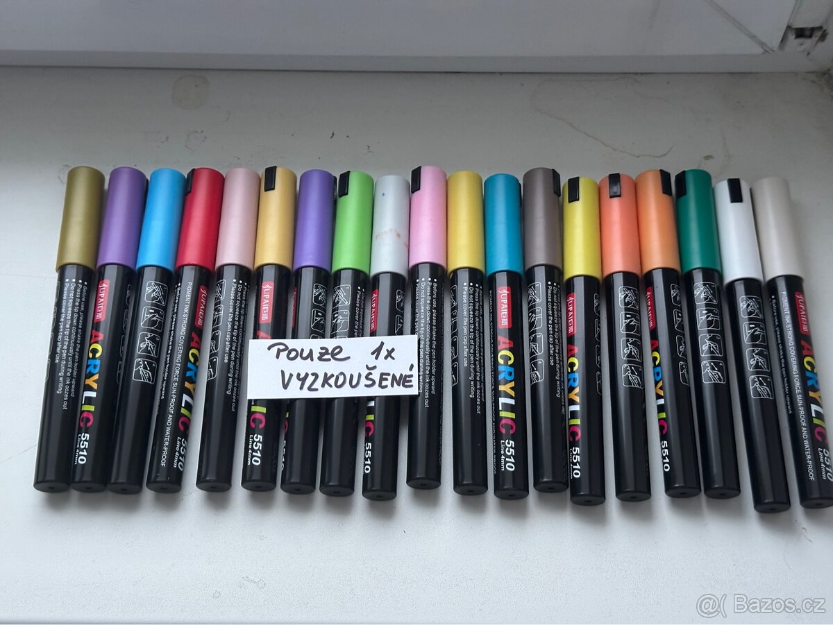 Akrylové fixy - sada 36 kusů - 3